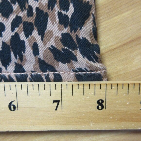 TERRA & SKY High Rise Straight Leg Jeans 18W Leo Face Leopard Animal Denim NWT - Picture 12 of 12